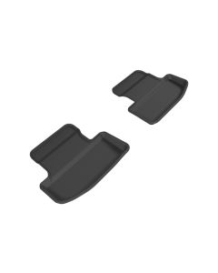 3D MAXpider 2015-2020 Ford Mustang Kagu 2nd Row Floormats - Black - L1FR08521509