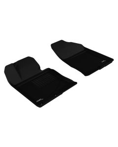 3D MAXpider 2011-2014 Hyundai Sonata/2015 Sonata Hybrid Kagu 1st Row Floormat - Black - L1HY03811509