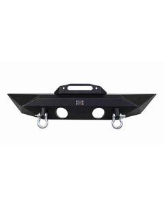 Fishbone Offroad 07-18 Jeep Wrangler JK Rubicon Unlimited Steel Front Bumper - Blk Txtrd Powdercoat - FB22045