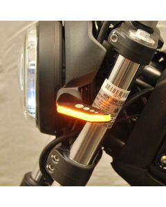 New Rage Cycles 15+ Ducati Scrambler Cafe Racer/Sixty2/Desert Sled Front Turn Signals - CD62-FB-D