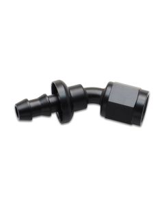 30° Elbow Hose End Fitting -8AN Anodized Black