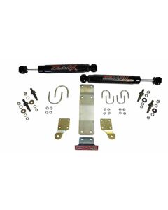Skyjacker 2007-2017 Jeep Wrangler (JK/JKU) (Use w/ JK717TR) Dual Steering Damper Kit w/ Black Max - 8206