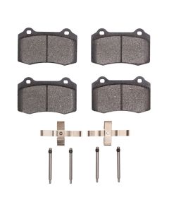 DFC 03-05 Jaguar XJR Rear Euro 5000 Ceramic Brake Pads and Hardware Kit - 1600-0592-11