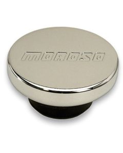 Moroso Oil Filler Cap - 1.22in Diameter - Push-In Type - Chrome Plated - 68660
