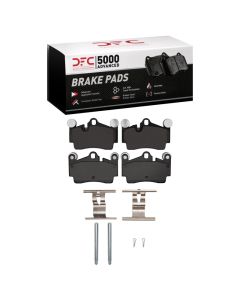 DFC 03-10 Porsche Cayenne Rear 5000 Advanced Ceramic Brake Pads and Hardware Kit - 1552-0978-01