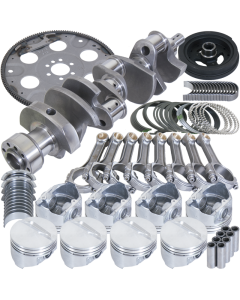 Eagle Chevy 350 1Pc 3.750in Crank 5.700in I-Beam Rods 4.030in Pistons 153 Tooth FP Balanced Assembly - B13005L03053