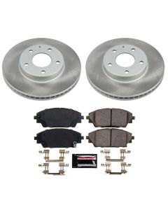 Power Stop 16-21 Mazda CX-3 Front Semi-Coated Rotor Kit - SC6974