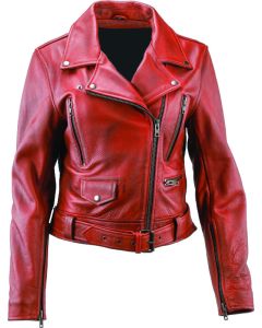 Women's Black Leather Jacket - Small | Kuryakyn by River Road