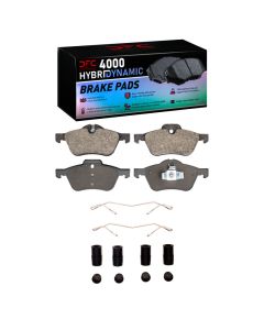 DFC 02-08 Mini Cooper (Excl Clubman) Front 4000 HybriDynamic Brake Pads and Hardware Kit - 4000-0939-01