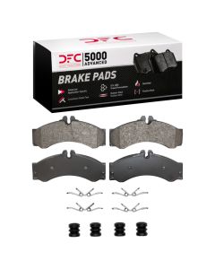 DFC 02-06 Dodge Sprinter 2500 Front/Rear 5000 Advanced Semi Metallic Brake Pads and Hardware Kit - 1551-0949-02