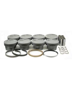 Mahle MS Piston Set Ford 533ci 4.44in Bore 4.3in Stroke 6.8in Rod 0.990 Pin -5.6cc 12.4CR - Set of 8 - 930261840