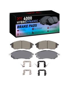 DFC 05-14 Infiniti FX35 Front 4000 HybriDynamic Brake Pads and Hardware Kit - 4000-0888-02