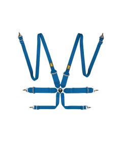 OMP First 3/2 Racing Harness Blue - DA0-0204-B02-041