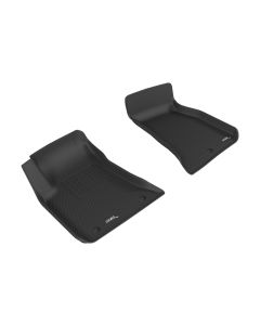 3D MAXpider 2011-2014 Dodge Challenger Kagu 1st Row Floormat - Black - L1DG02411509
