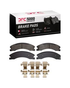 DFC 09-24 Chevrolet Suburban 3500 HD Rear/Front 5000 Advanced Ceramic Brake Pads and Hardware Kit - 1551-1565-01