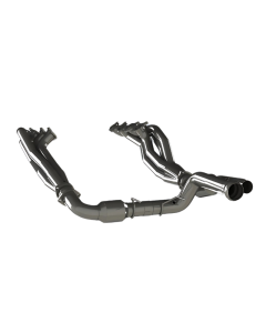 Kooks Headers 2022+ Ford F-150 Raptor R 5.2L 4V. 2in Header and H.O. Green Catted Conn. - 1372H640