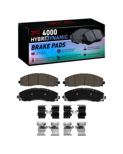 DFC 11-25 Ford F-350 Super Duty 4WD Rear 4000 HybriDynamic Brake Pads and Hardware Kit - 4000-2491-01