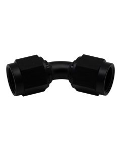 DeatschWerks 6AN Flare Female Swivel 45-Degree to 6AN Flare Female Swivel - Anodized Matte Black - 6-02-0212-B