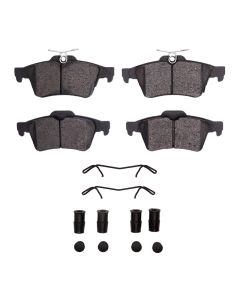 DFC 16-18 Ford Focus Rear 5000 Advanced Low Metallic Brake Pads and Hardware Kit - 1551-1564-01