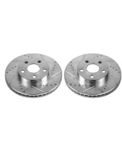 Power Stop 11-17 Lexus CT200h Front Evolution Drilled & Slotted Rotors - Pair - JBR1394XPR