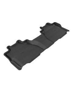 3D MAXpider 2008-2020 Toyota Sequoia Kagu 2nd Row Floormats - Black - L1TY14621509