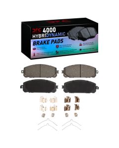 DFC 14-23 Jeep Cherokee Front 4000 HybriDynamic Brake Pads and Hardware Kit - 4000-1843-01