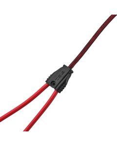 DS18 Level 2 RCA Wire Y Connector 1 Male to 2 Females Smart 90-Degree Connectors - R1M2F.L