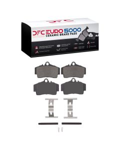 DFC 97-12 Porsche Boxster Rear Euro 5000 Ceramic Brake Pads and Hardware Kit - 1600-0738-01