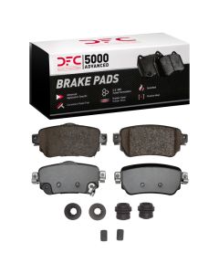 DFC 17-25 Nissan Qashqai (Canada) Rear 5000 Advanced Ceramic Brake Pads and Hardware Kit - 1551-1965-01