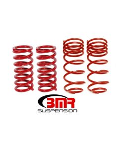 Red BMR 3rd Gen F-Body Lowering Springs - Set of 4