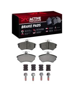 DFC 84-02 Audi Coupe Front Active Performance Pads and Hardware Kit - 1115-0696-01