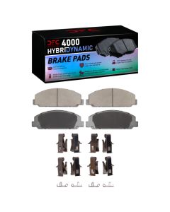 DFC 99-24 Chevrolet W5500 Tiltmaster Rear/Front 4000 HybriDynamic Brake Pads and Hardware Kit - 4000-0827-01
