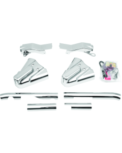 Chrome Swingarm Cover Kit for 86-99 Softail Models
