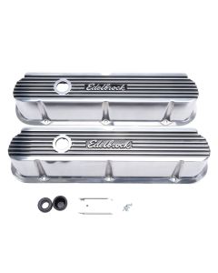 Edelbrock Valve Cover Elite II Series Ford 289-302-351W CI V8 Tall Polished - 4264
