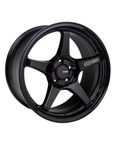 Enkei TS-5 18x8.5 5x100 45mm Offset 72.6mm Bore Gloss Black - 521-885-8045BK