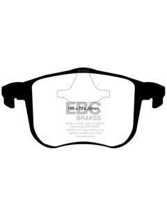 EBC 06-11 Saab 9-3 2.0 Turbo (Aero) Greenstuff Front Brake Pads - DP21416