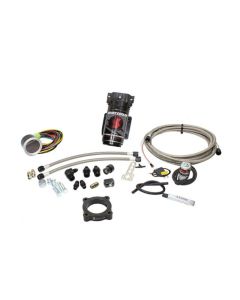Snow Performance 15-17 Mustang EcB Stg 2 Bst Cooler Water Injection Kit (SS Brded Line/4AN) w/o Tank - SNO-2134-BRD-T