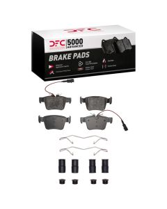 DFC 17-25 Alfa Romeo Giula Rear 5000 Advanced Ceramic Brake Pads and Hardware Kit - 1551-1989-11