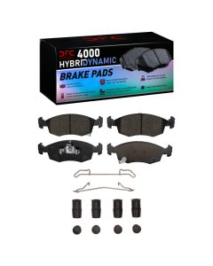 DFC 12-19 Fiat 500 (USA/Canada) Front 4000 HybriDynamic Brake Pads and Hardware Kit - 4000-1568-01