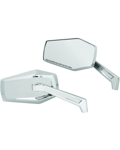 Sleek Kuryakyn Hex Mirrors Chrome - Model 5918