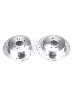 Power Stop 04-05 Toyota RAV4 Rear Evolution Drilled & Slotted Rotors - Pair - JBR1371XPR
