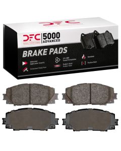 DFC 06-18 Toyota Yaris (USA/Canada) Front 5000 Advanced Ceramic Brake Pads - 1551-1184-00