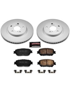 Power Stop 2002 Toyota Camry Front Z17 Evolution Geomet Coated Brake Kit - CRK2414