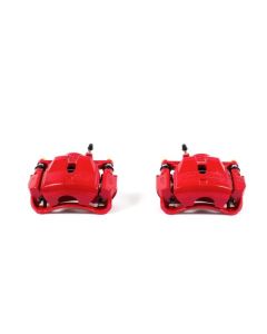 Power Stop 06-18 Toyota RAV4 Front Red Calipers w/Brackets - Pair - S3196