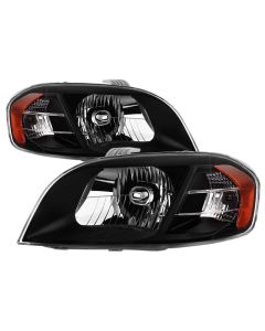 xTune Chevy Aveo 07-11 Notchback Model Only OEM Style Headlights - Black HD-JH-CAVEO07-AM-BK - 9035081
