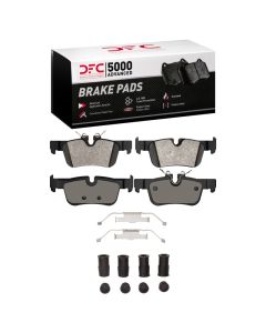 DFC 14-25 BMW i3 Rear 5000 Advanced Low Metallic Brake Pads and Hardware Kit - 1551-2486-01