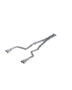 MBRP 3" Aluminized Steel Dual Rear Catback Exhaust System w/ Quad Tips (Race Version) Dodge Challeng - S7116AL