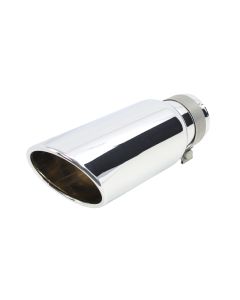 Go Rhino Exhaust Tip - Chrome - ID 3 1/2in x L 14in x OD 5in - GRT35514