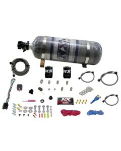 Nitrous Express GM EFI Race Single Nozzle Nitrous Kit (100-250HP) w/Composite Bottle - 20118-12