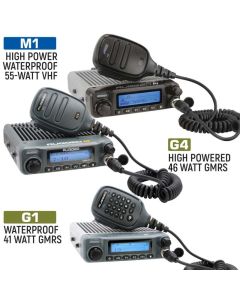 Rugged Radios Ford Raptor Two-Way Mobile Radio Kit 55 Watt M1-V - Business Band VHF - RAPTOR-M1